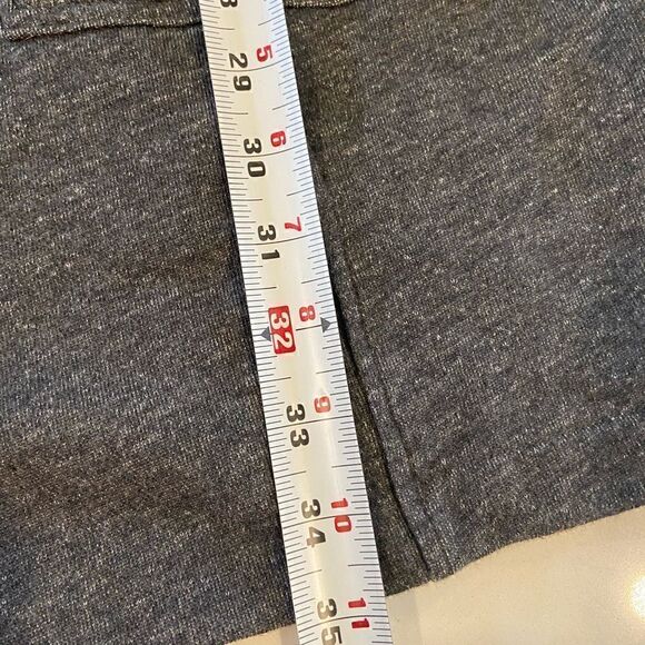 Garnet Hill Open Front cardigan Size S French Terry Gray Collarless Jacket - Picture 6 of 8